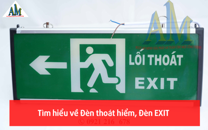 Tìm hiểu về đèn thoát hiểm, đèn exit, mua loại nào